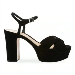 SCHUTZ Keefa Suede Platform Sandals